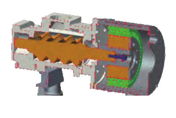 第五代超能永磁变频双螺杆空气压缩机-特别的双层液冷永磁变频专用电机